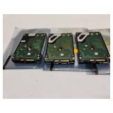 Dell 300GB SAS Hard Drives - Lot of 3
