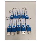 CERN USB Flash Drives with Keyrings - Set of 10
