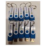 Cerner USB Flash Drive Keychain Set