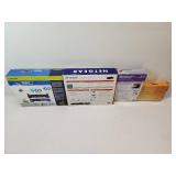 Networking Hardware Bundle - Linksys Router, Netgear N600, Hard Drive Drawer