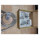 Purrfectzone Bidet Sprayer for Toilet, Handheld Sprayer Kit, Cloth Diaper Sprayer Set - Easy to Install - Stainless Steel