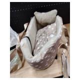 Tan dog or cat carrying bag for outdoors