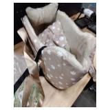 Tan dog or cat carrying bag for outdoors