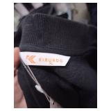 Kirundo Black Sweater size L zip up