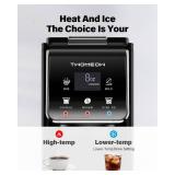 Coffee Maker Hot and Iced With Bold Setting,Single Serve Coffee Maker For K Cup And Grounds,52 Oz Removable Water Tank,6-14 Oz Brew Sizes,One Cup Kcup Coffee Machine With Reusable Filter,(Black)