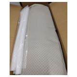 Snugglesinto Plush and Fuzzy Shaggy Couch Cover, Dog Pad Faux Fur Sofa Cover, Water Resistant Slipcover, Non-Slip Furniture Protector for Kids,Dogs,Cats.(White-Bubble, Medium Loveseat)