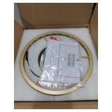 Rpzloila Crystal Ceiling Light, Modern Semi Flush Mount Ceiling Light, Gold Crystal Chandelier for Kitchen Bedroom Bathroom Entryway (Bulb not Included)