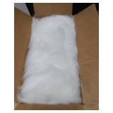 linmopm Faux Fur Rug Sheepskin Shag Fluffy Fuzzy White 2x3 ft Small Rugs for Bedroom Bedside Bed Floor Living Room Plush High-Density Cushion Carpet Super Sofa Cover