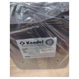 K KNODEL Car Trunk Organizer, Foldable Organizer for Car, Automotive Consoles and Organizers, Storage with Reinforced Handles (Medium, Black)