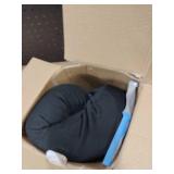 5 STARS UNITED Donut Pillow Hemorrhoid Tailbone Cushion  Large Cushion for Pain Relief  Coccyx, Prostate, Sciatica, Pelvic Floor, Pressure Sores, Pregnancy, Postpartum Recovery, Black