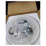 WILON Farmhouse Pendant Lights Kitchen Island Lighting, Black Pendant Light Over The Sink, Vintage Clear Glass Pendant Light, Industrial Hanging Light Fixture for Dining Room Over Table Bar Foyer