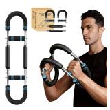 EINOJEOY Twister arm Trainer, Adjustable Resistance Chest Workout Equipment,Forearm Power Exercise bar, pectoralis spinalis Device, Portable Detachable Design(60-90lbs)