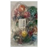 LUCKITTY 22\ Bird Toys for Large Parrots - Natural Wood, Rattan Ball and Corn Cob Chewing Toys with Edible Colors | Safe for Macaw, Cockatoo, Conures | Cage Hanging Enrichment Accessoriesin