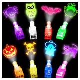 Halloween Party Favors, 40 Pcs Light Up Halloween Toys Bulk Finger Lights for Kids Glow In The Dark Halloween Treats Non Candy Goodie Bags Stuffers Classroom Prizes Treat or Trick Gifts