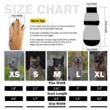 SCENEREAL Dog Socks to Prevent Licking Paws for HotCold Pavement Anti Slip, Dog Shoes for Hardwood Floors, Dog Boots and Paw Protectors with Grippers for Small Medium Large Senior Dogs, Grey M