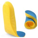 Shoe Insoles, Orthotic Insoles, Memory Foam Insoles Providing Great Shock Absorption and Cushion, Best Insoles for Men and Women for Everyday Use (L)