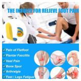 Shoe Insoles, Orthotic Insoles, Memory Foam Insoles Providing Great Shock Absorption and Cushion, Best Insoles for Men and Women for Everyday Use (L)