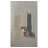 Lighted Doorbell Button, Wall Mounted Doorbell Switch with LED Light, Wired Door Bell Push Buttons for Garage Door Opener, Transformer, Ringers, Buzzers (White)