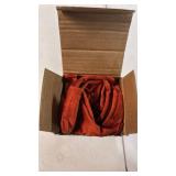 MIULEE Pack of 2 Decorative Velvet Throw Pillow Covers Soft Pillowcase Solid Square Cushion Case for Sofa Bedroom Car 20x20 Inch 50x50 cm Burnt Orange