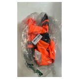 Dog Suspender Boots, Anti-Slip and Fall Waterproof Dog Shoes Leggings, Dog Paw Protector for Small Medium Dogs, Adjustable Dog Boots Pet Shoes for Outdoor Walking Orange,L