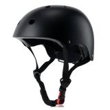 Kids Bike Helmet, Adjustable and Multi-Sport, from Toddler to Youth, 3 Sizes (Black)