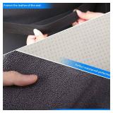 DECKALY Waterproof Sweating Car Seat Cover for Post Gym Workout, Running, Swimming, Beach and Hiking, Universal Fit Non-Slip Bucket Seat Protector for Cars SUV Trucks, Machine Washable (2pcs Grey)