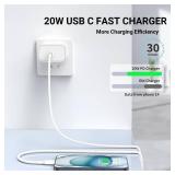 Essri Phone Charger Fast Charging 10 FT, 3-Pack 20W PD USB C Block with iPhone 14 13 Charger Cable 10 Foot, Compatible with iPhone 14 Pro 13 Pro Max 12 11 Pro Mini