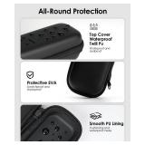 FINETCH Hard Travel Case for OBlade QP2520QP2530QP2620QP2630  Waterproof Portable Storage Bag for OBlade Hybrid Electric Trimmer and Braun Series Shaver