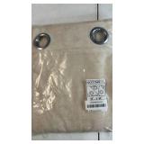 NICETOWN Natural Linen Curtains 84 inch Long 2 Panels Set, Grommet Top Thick Linen Burlap Semi Sheer Vertical Drapes Privacy Assured with Light Filtering for BedroomLiving Room, W55 x L84