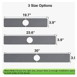 Yinoos 23.6\ x 3.9\in Stone Faucet Mat for Kitchen Sink, Quick Drying Diatomite Sink Tray, Faucet Sink Splash Guard for Prevents Moisture Buildup (Dark Gray)in