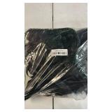 Womenfts Halloween Maleficent Costume, Gothic Black Crow Darkness Suits with Horn, Staff, Feather Cape Shawl and Long Lace Gloves and Footcovers for Adult Evil Witch Maleficent Queen Cosplay Party