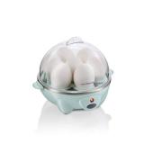 Hamilton Beach 3-in-1 Electric Egg Cooker for Hard Boiled Eggs, Poacher Eggs, Omelet Maker and Vegetable Steamer, Holds 7, Mint (25504)