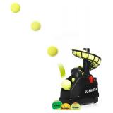 SCIFANTA Portable Tennis Ball Tosser(3.7lb) for Self-Play|Ball Launcher BeginnersKidsCoachesHome-Court|AccurateandEfficient Feed Buddy for All-LevelsAges|ACandBattery Powered