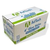 AdTech Full Size Hot Glue Sticks, 4-Inch, 200-Count | Multi-Temp for High and Low Temp Glue Guns | Strong Bond for Crafts, DIY and Repairs | Made in the USA