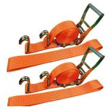 Ratchet Straps, 2\ x 17ft Heavy Duty Ratchet Straps Load up to 10000Lbs Cargo Straps for Trucks, tie Down Strap for Moving Appliances, Lawn Equipmentin