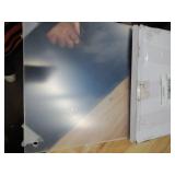 Rebecca Luxurious-10x13 Frameless Acrylic Picture Frame 10x13 Inch - Ultra Clear 4mm Acrylic Floating Frame with Silver Brackets - Easy Wall Installation for Certificates, Graduation, Family Photos, D