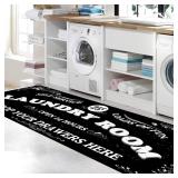 Zoke Laundry Room Rug Runner Stylish Non-Slip Laundry Room Mat 20\x59\in, Versatile, Waterproof Runner for Laundry, Kitchen, and Bathroom, Mudroom Decor and Farmhouse Charmin