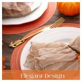 Geosar 100 Pcs Disposable Paper Placemats Cotton Woven Look 13ftft Round Placemats Rustic Disposable Table Pads Bulk for Dining Table Decoration Birthday Wedding Bridal Baby Shower Party(Orange)