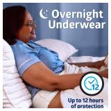 FitRight Overnight Unisex Underwear, SmallMedium (28-40 in Waist), 16 Count, Maximum All Night Disposable Incontinence Protection, Pull-On Absorbent Underwear for Men and Women, 1 Bag