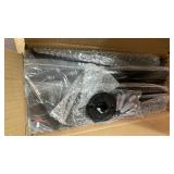 2 Pack Hand Rails for Outdoor Steps 2-3 Step Deck Railing Kit Wall Floor Mounted Wrought Iron Handrails Deck Rail Kit Exterior Hand Railings for Seniors Indoor Stairs Porch Railing