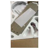 POCHFAN 42 Inch White Ceiling Fans with Lights and Remote, LED Low Profile Flush Mount Ceiling Fan for Bedroom, Living Room, Patio, Quiet DC Motor, 5 Blades