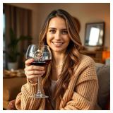 Gumry 40TH Birthday Gifts for Her, Vintage 1985 40th Wine Glass, 40 Year Old Birthday Decorations For Women, Funny 40 Bday Gifts Idea For Women, Friends, Daughter, Sister Mom - Turning 40 Present