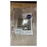 MIULEE 100percent Blackout Linen Curtains for Bedroom, Beige Solid Luxury Decor Thermal Insulation Room Darkening Drapes for Living Room Nursery Back Tab Rod Pocket 42 x 84 Inches, 2 Panels