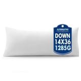 MIULEE 14x36 Down Alternative Pillow Insert Decorative Throw Pillow 14 x 36 Inch Body Bed Sleeping Ultra Soft Fluffy Form for Sofa Couch Bed