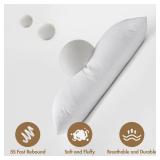 MIULEE 14x36 Down Alternative Pillow Insert Decorative Throw Pillow 14 x 36 Inch Body Bed Sleeping Ultra Soft Fluffy Form for Sofa Couch Bed