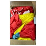 MROMT Inflatable Clown Costume Adults Red Clown Blow up Costumes Funny Halloween Costume Christmas Suit Adult