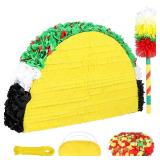 27\ Large Taco Piñata for Birthday Party Decoration  Vibrant Cinco de Mayo, Taco Bout a Party, Mexican Theme Bash Taco Tuesdayin