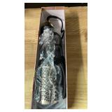 Hot Air Hair Blow Dryer Brush - 3 in 1 Negative Ionic Hairdryer Blowout Brush for Drying Straightening Volumizing - 60mm Oval Barrel fit All Hair Types - Salon Style, Smooth, Frizz-Free Results