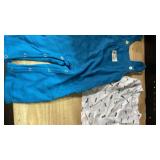 ZOEREA Toddler Baby Boys Clothes Outfit Long Sleeve T-Shirt and Romper Set Cute Jumpsuit Overalls Solid Color Blue 6-12 Months