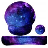 Lateefah Mouse Pad with Wrist Rest, 3-in-1 Gaming Mouse Pad, Keyboard Wrist Rest, Ergonomic Memory Foam Mousepad with Wrist Support for Computer Keyboard